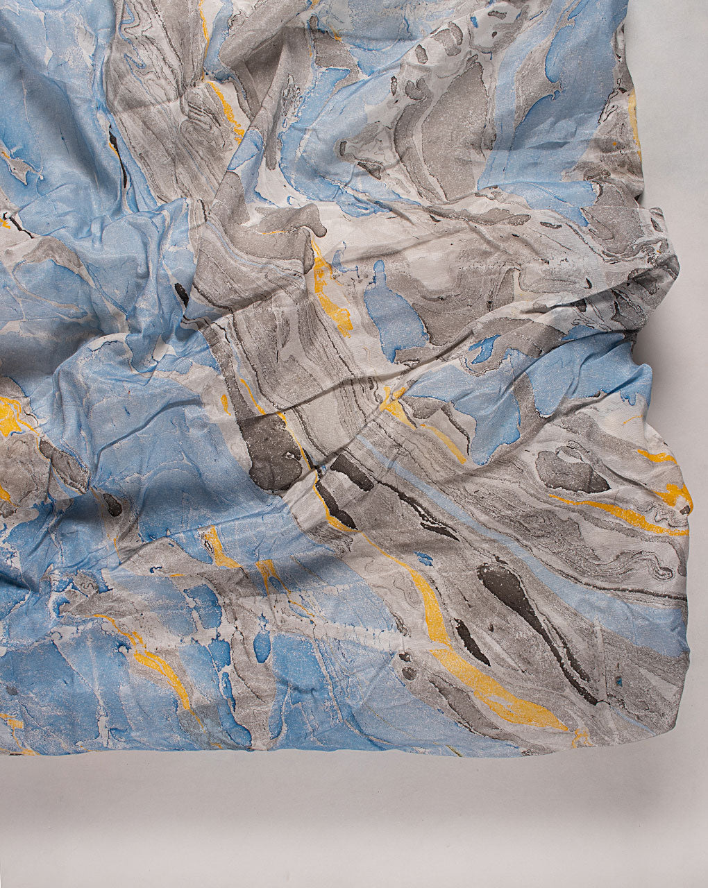 ( Pre Cut 70 CM ) Marble Print Santoon Viscose Fabric