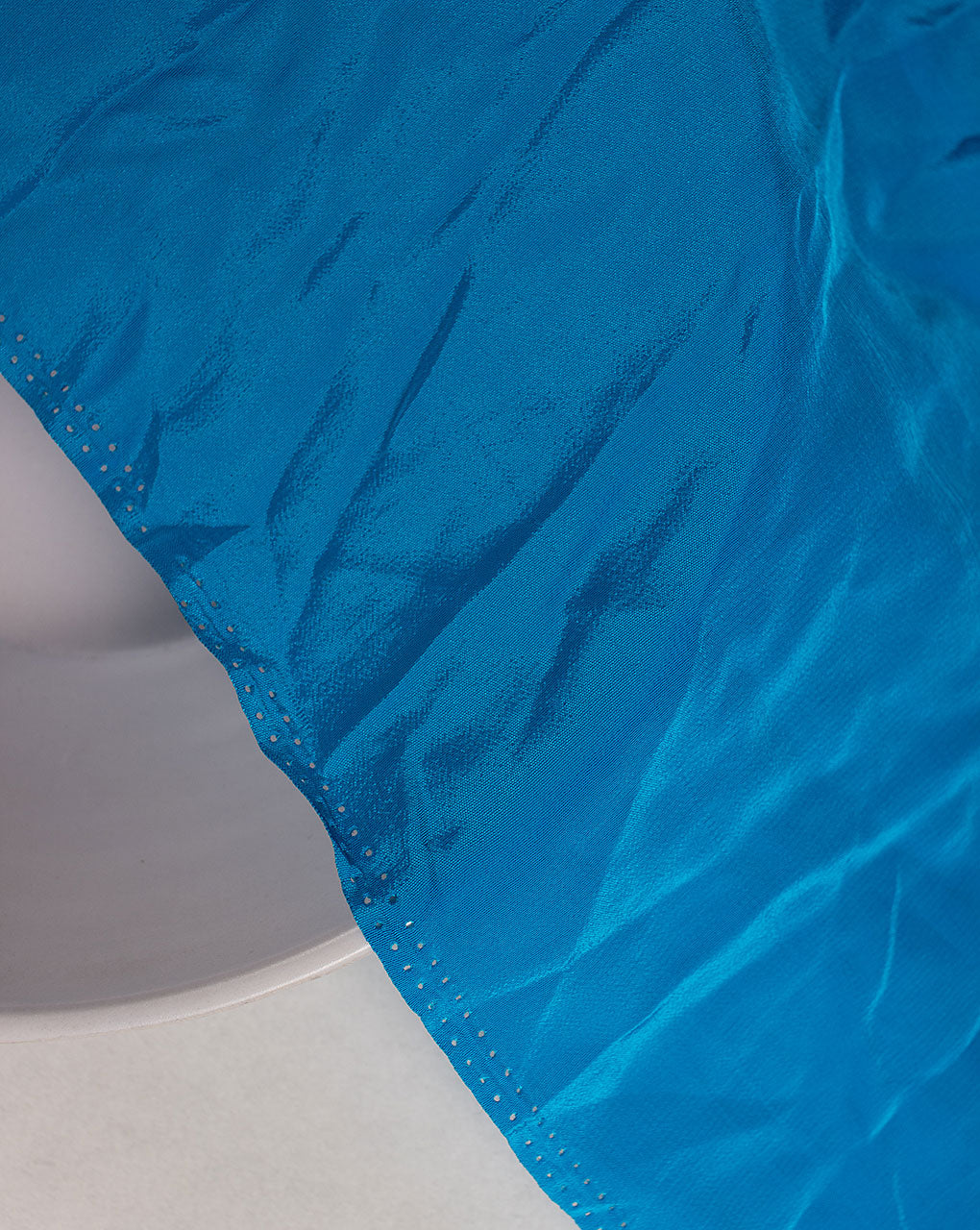 Turquoise Plain Viscose Santoon Fabric