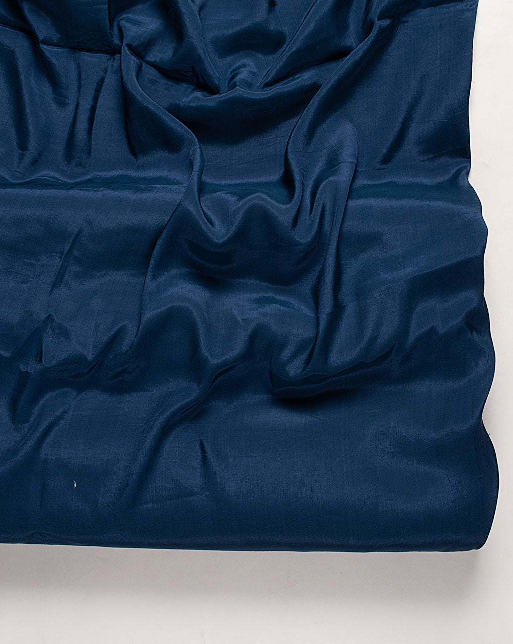 Blue Plain Viscose Santoon Fabric