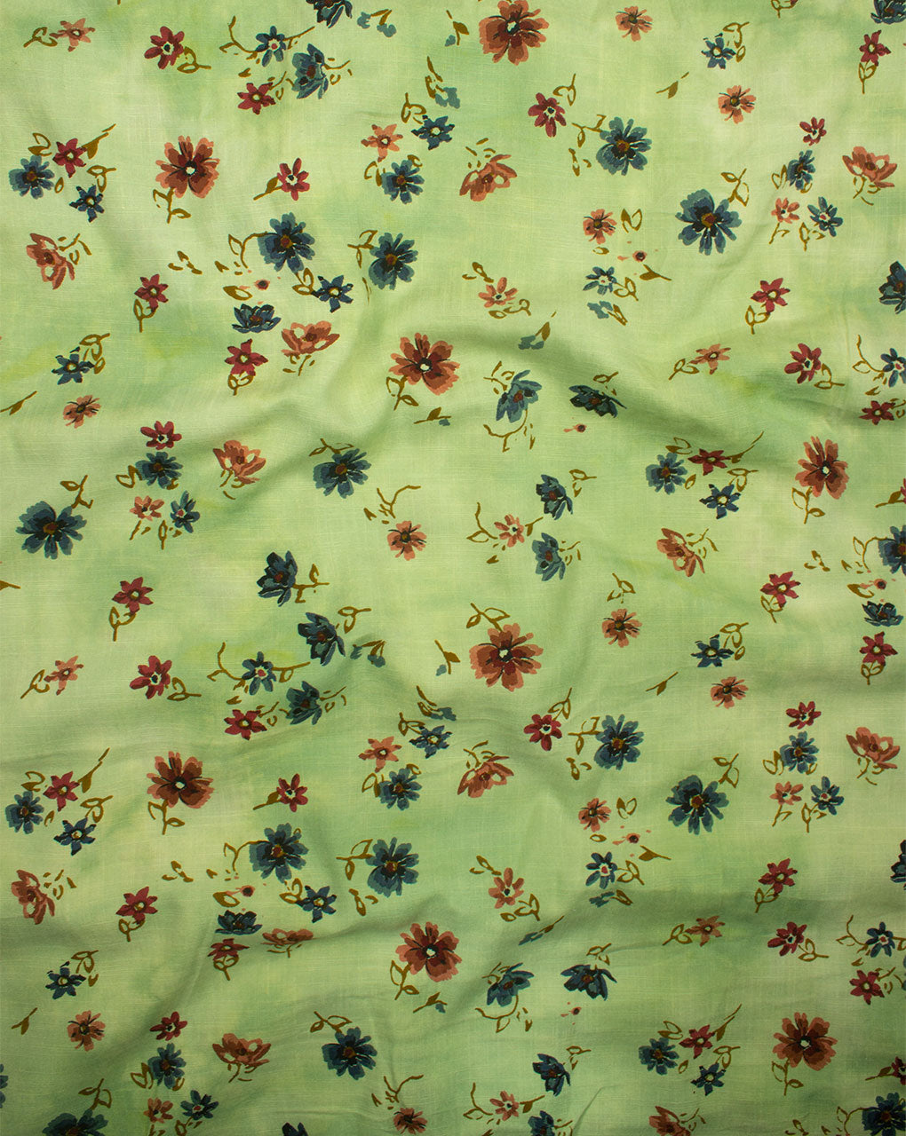 Screen Print Slub Rayon Fabric ( Width 50 Inch ) - Fabriclore.com