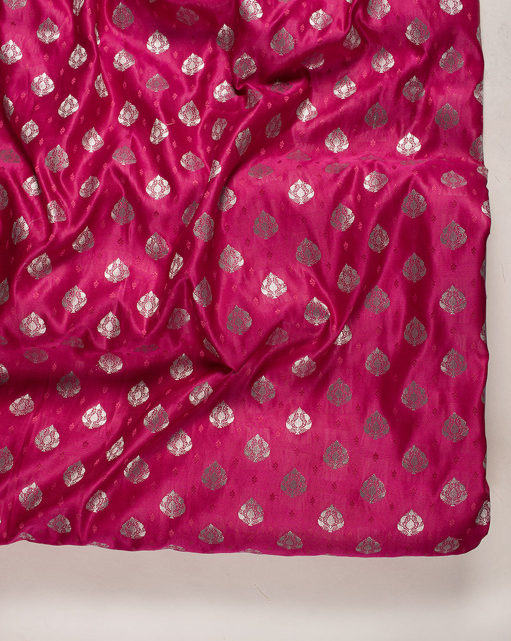 Zari Banarasi Satin Fabric