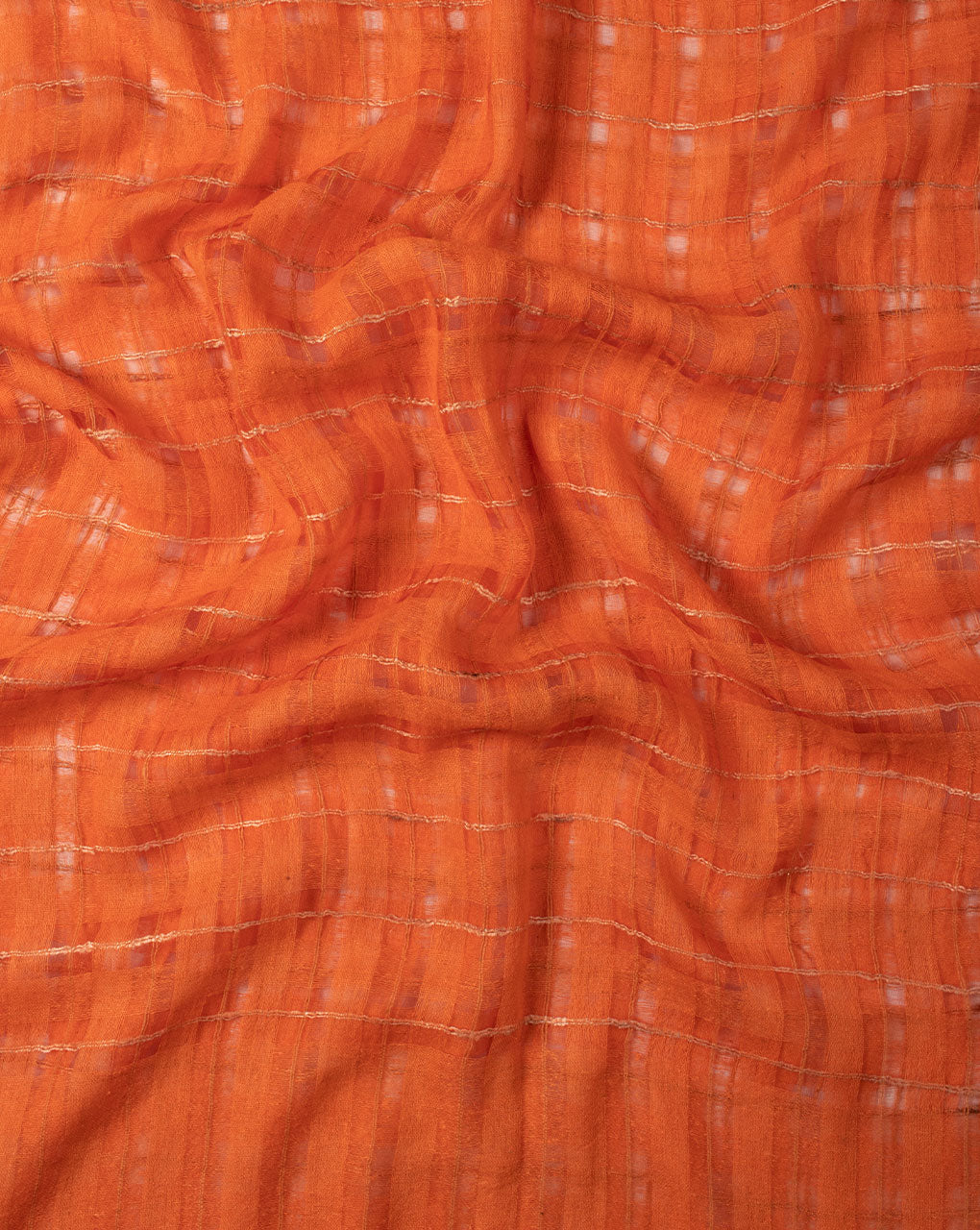 Checks Woven Bhagalpuri Cotton Stole - Fabriclore.com
