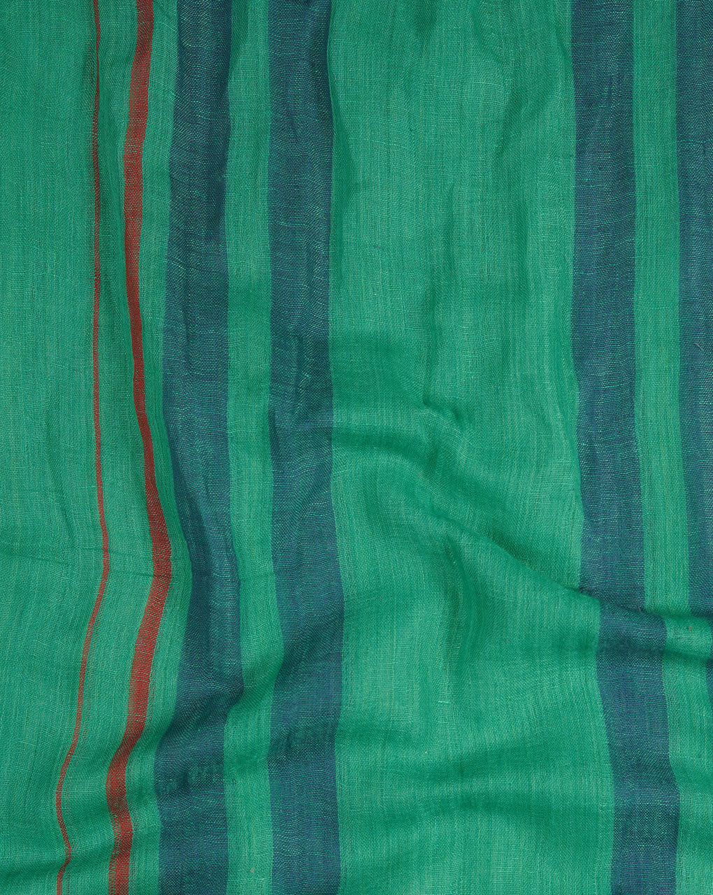 Stripes Woven Bhagalpuri Cotton Linen Stole - Fabriclore.com