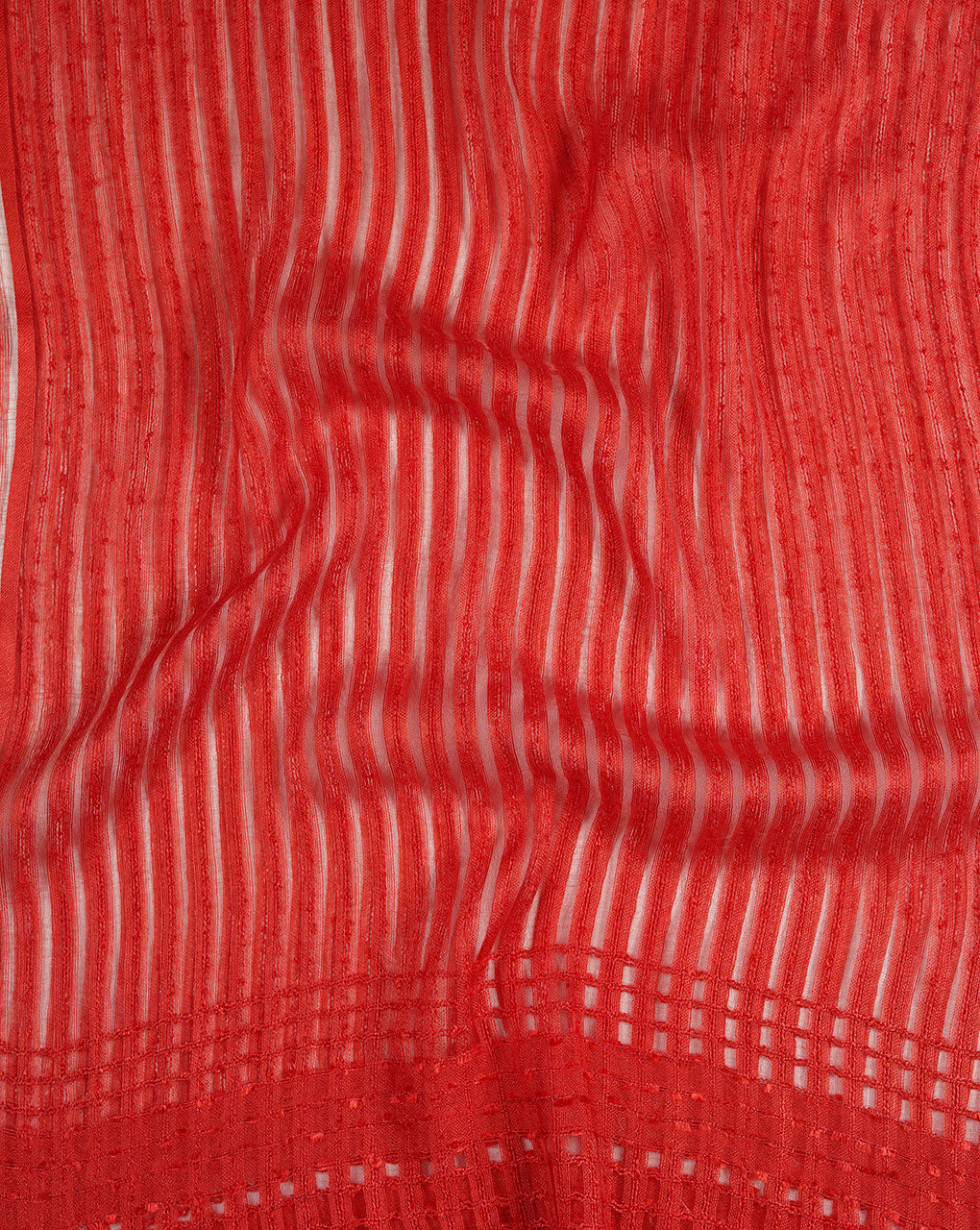 Stripes Woven Bhagalpuri Viscose Stole - Fabriclore.com