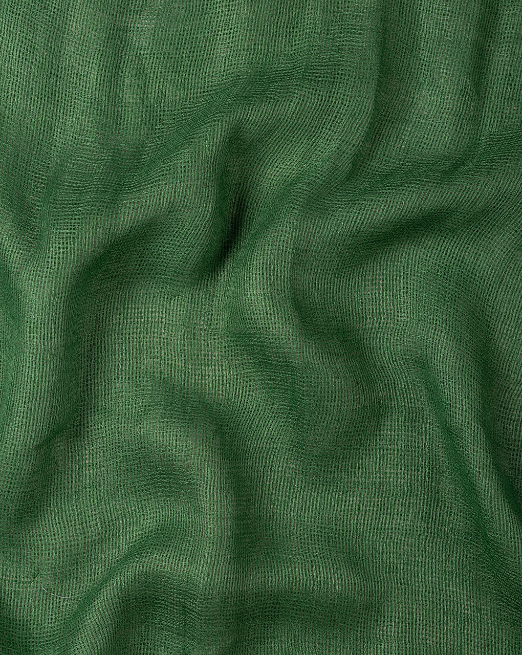 Green Plain Woven Bhagalpuri Viscose Stole - Fabriclore.com