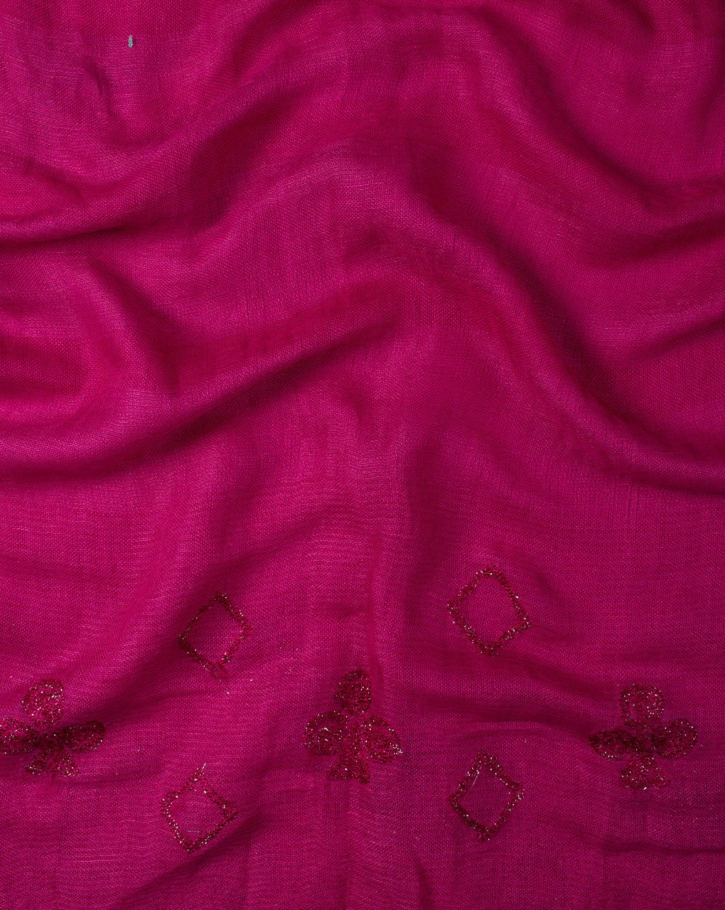 Floral Woven Bhagalpuri Viscose Stole - Fabriclore.com