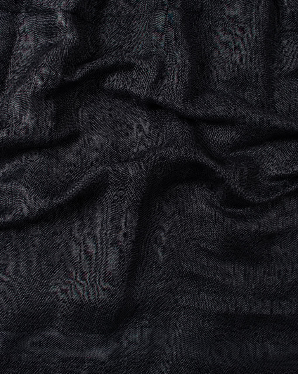 Grey Plain Woven Bhagalpuri Viscose Stole - Fabriclore.com