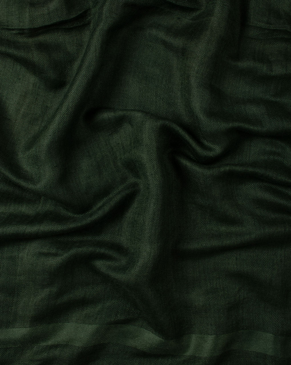 Green Plain Woven Bhagalpuri Viscose Stole - Fabriclore.com
