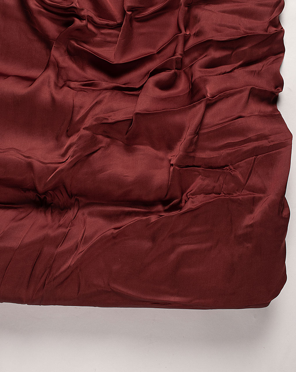 Maroon Plain Satin Fabric