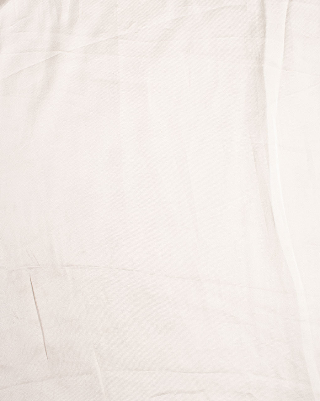 Off-White Plain Satin Fabric