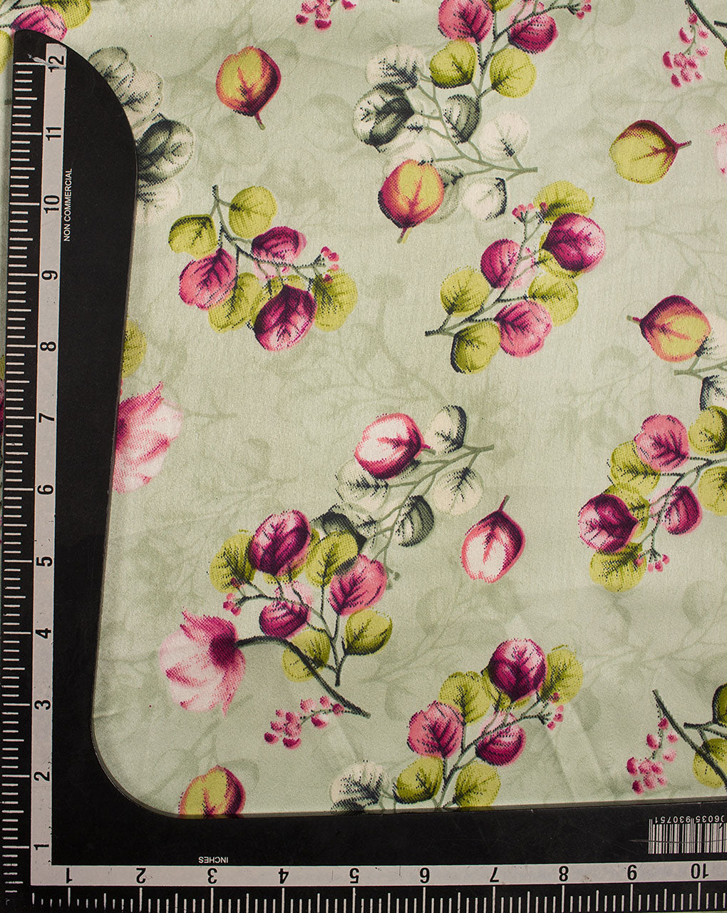 ( Pre Cut 90 CM ) Screen Print Premium Satin Fabric