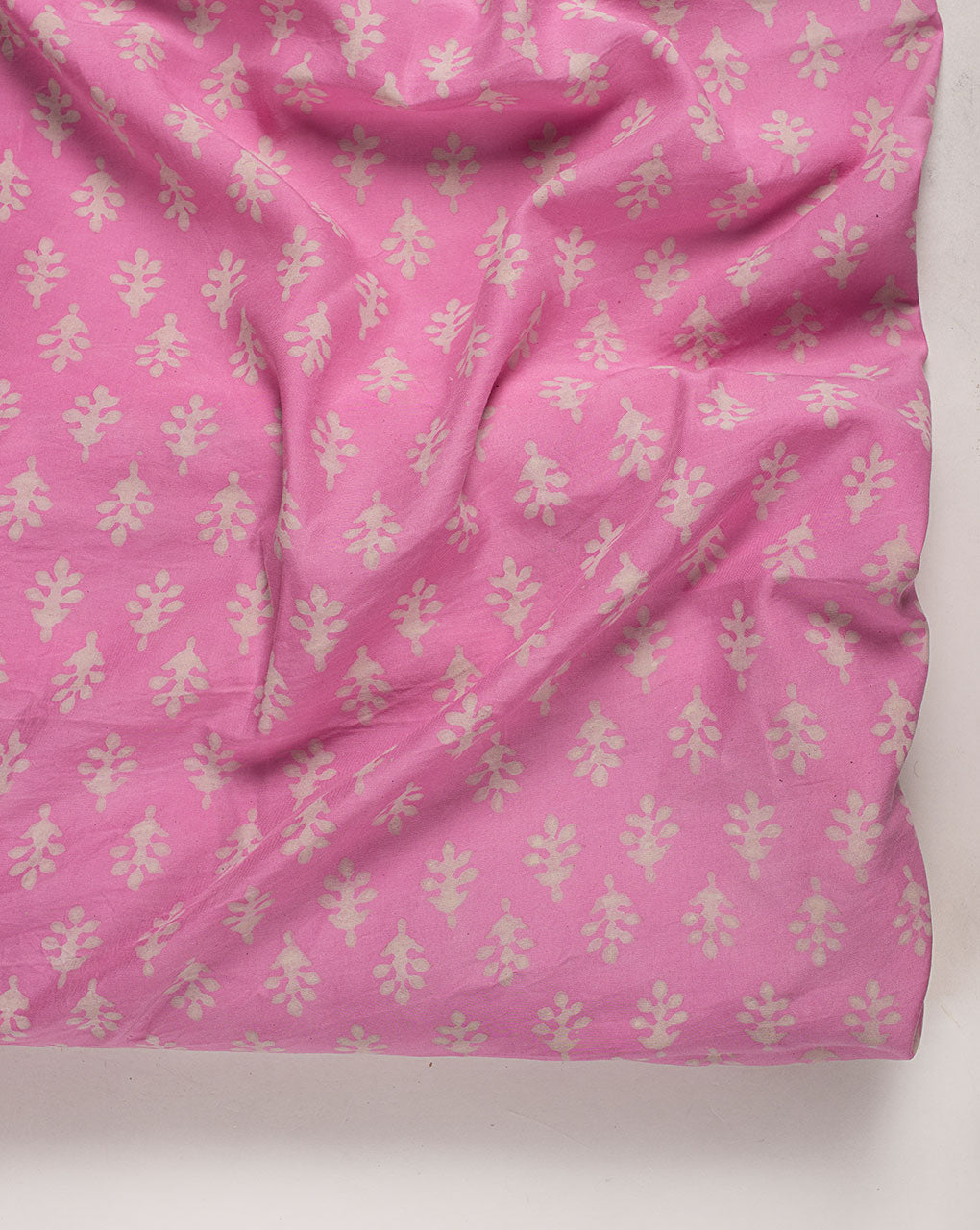 ( Pre Cut 1.75 MTR ) Hand Block Twill Tencel Fabric