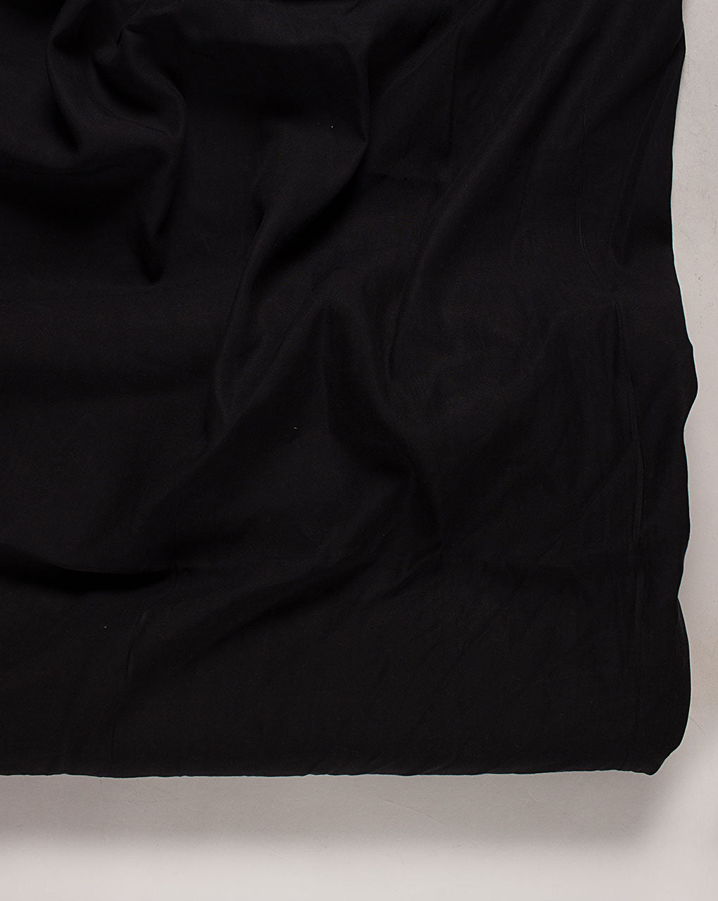 Black Twill Tencel Fabric
