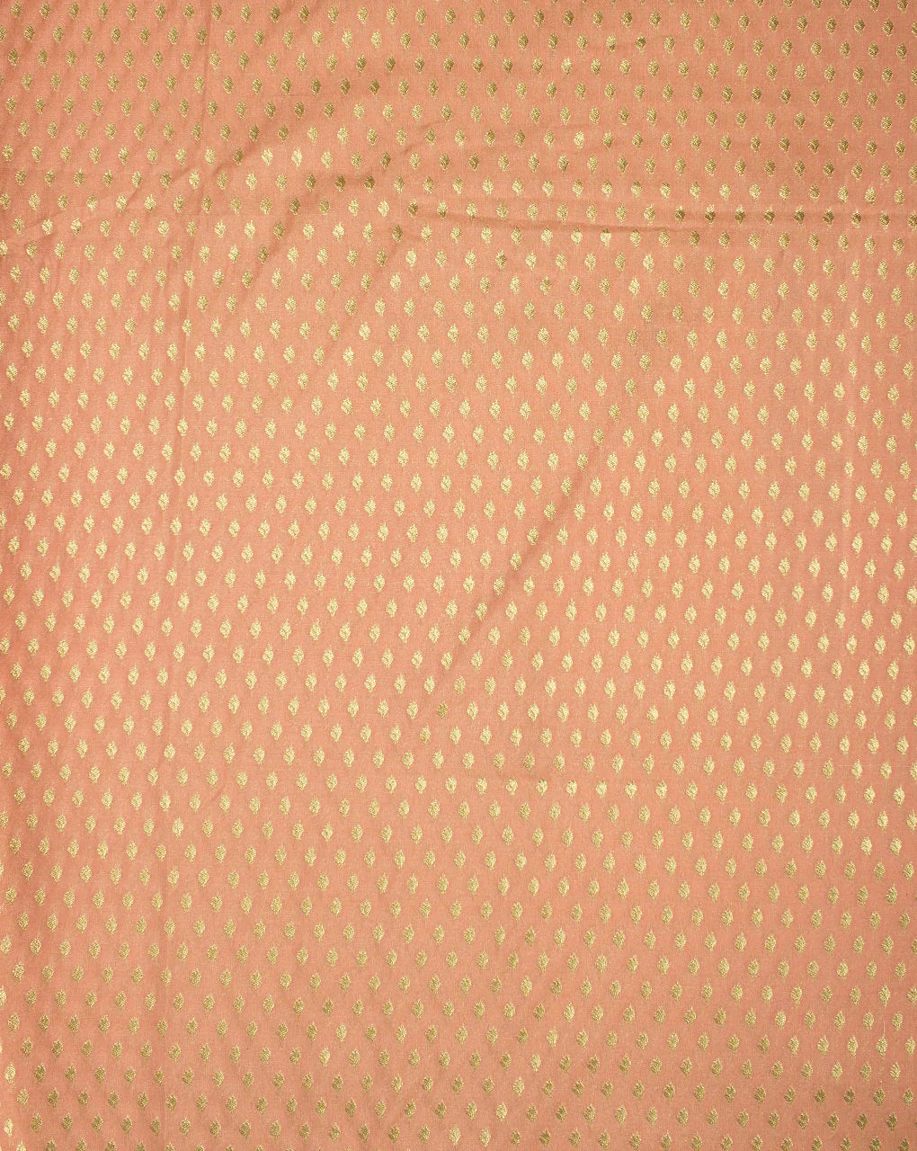 ( Pre Cut 65 CM ) Zari Jacquard Banarasi Taffeta Silk Fabric