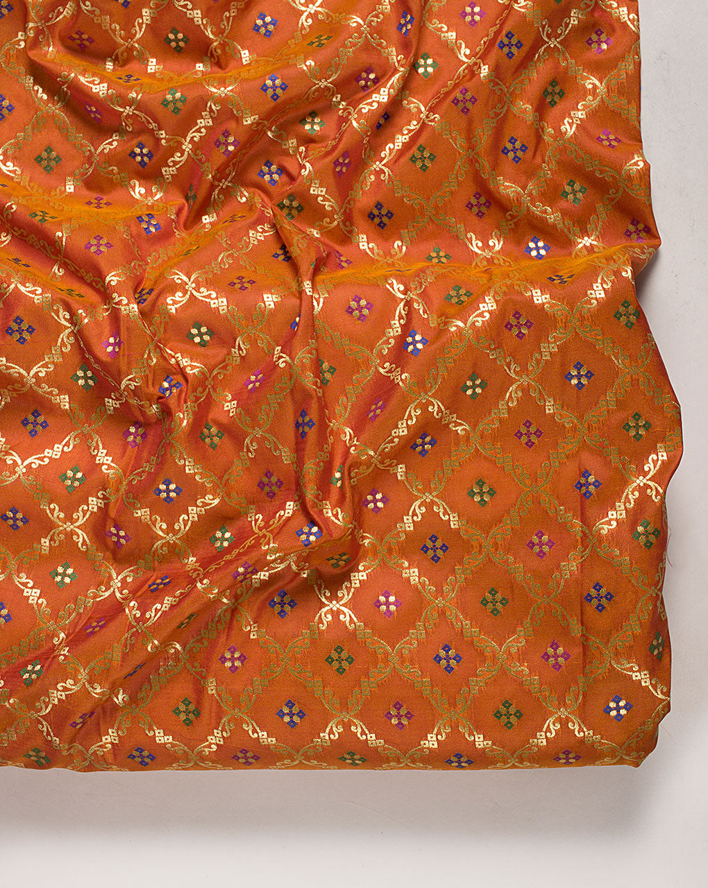 Cotton on sale banarasi fabric