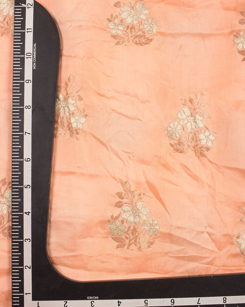 Booti Heavy Zari Jacquard Uppada Silk Fabric - Fabriclore.com