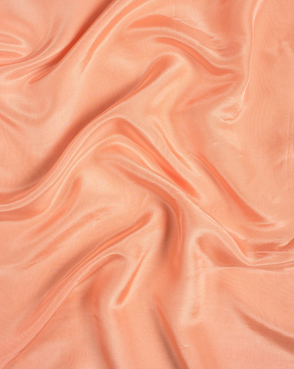 Salmon Plain Viscose Uppada Silk Fabric