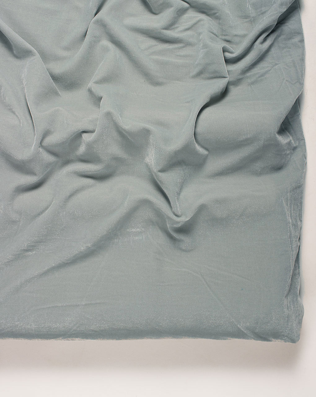 Pastel Grey Plain Micro-Velvet Fabric