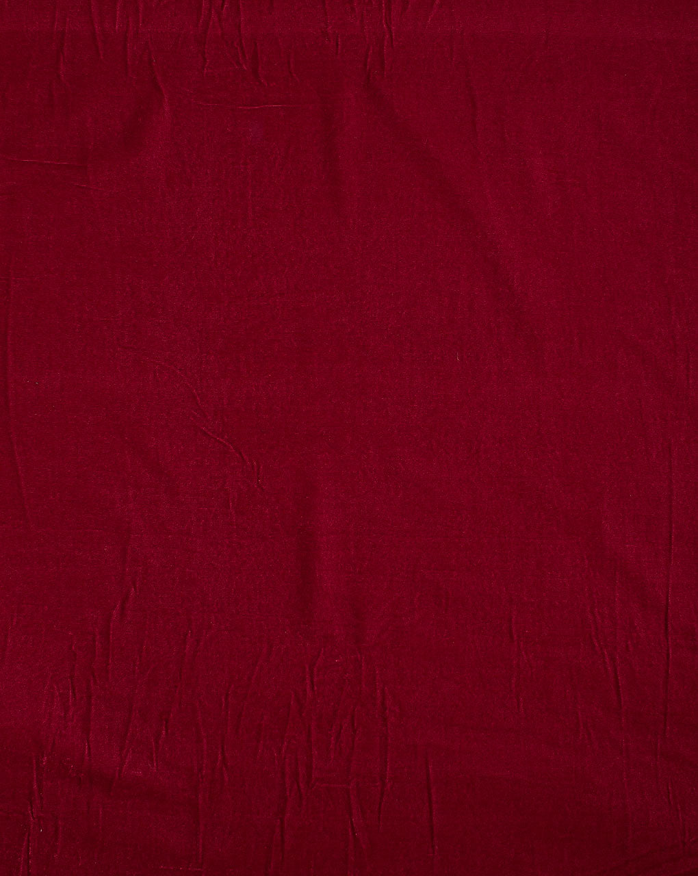 ( Pre Cut 70 CM ) Maroon Plain Micro Velvet Fabric