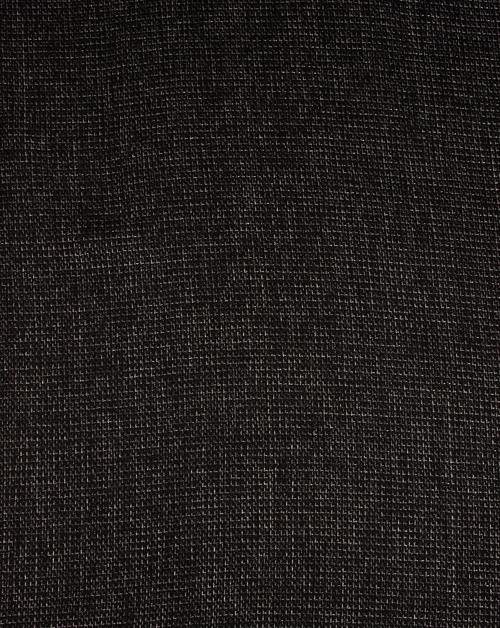 Plain Black Tweed Wool Fabric