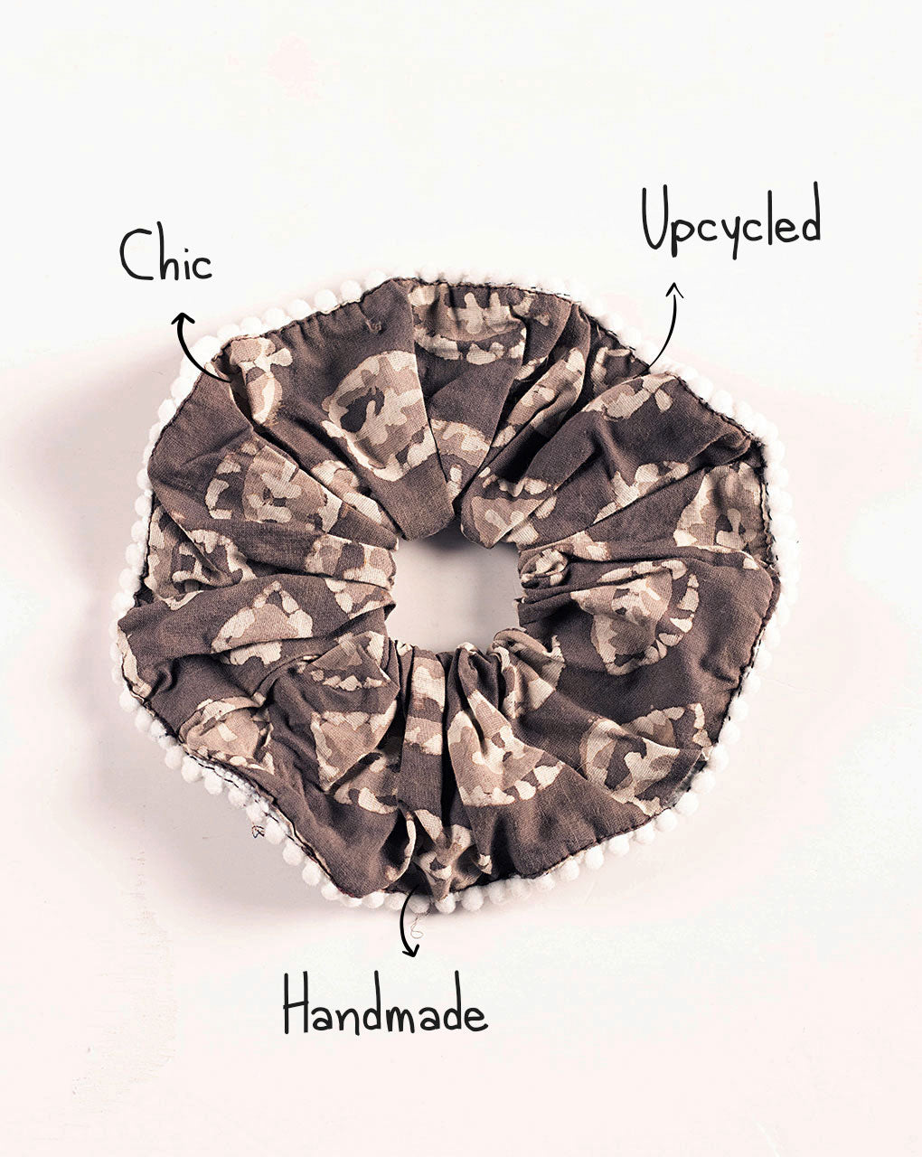 Traditional Handmade Scrunchie - Fabriclore.com