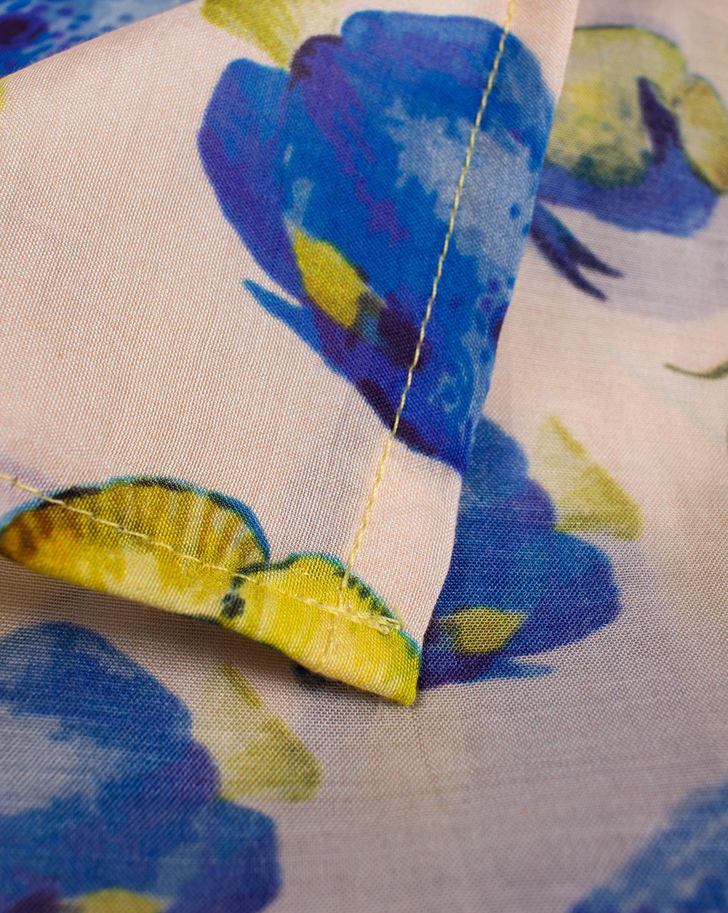 Exclusive Design Digital Print Bamberg Silk Scarf - Fabriclore.com