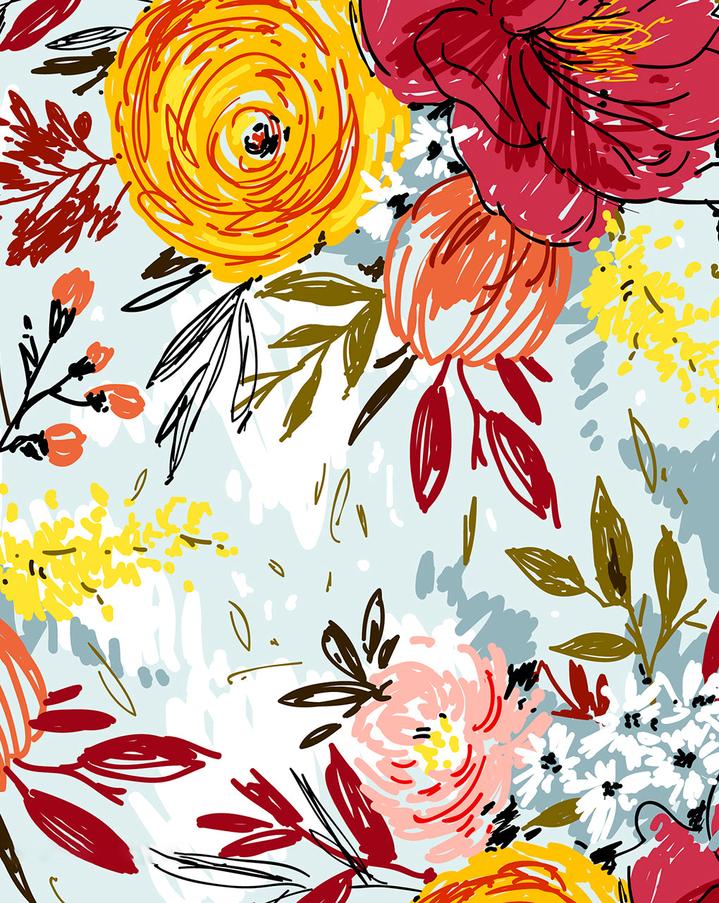 Floral Digital Print