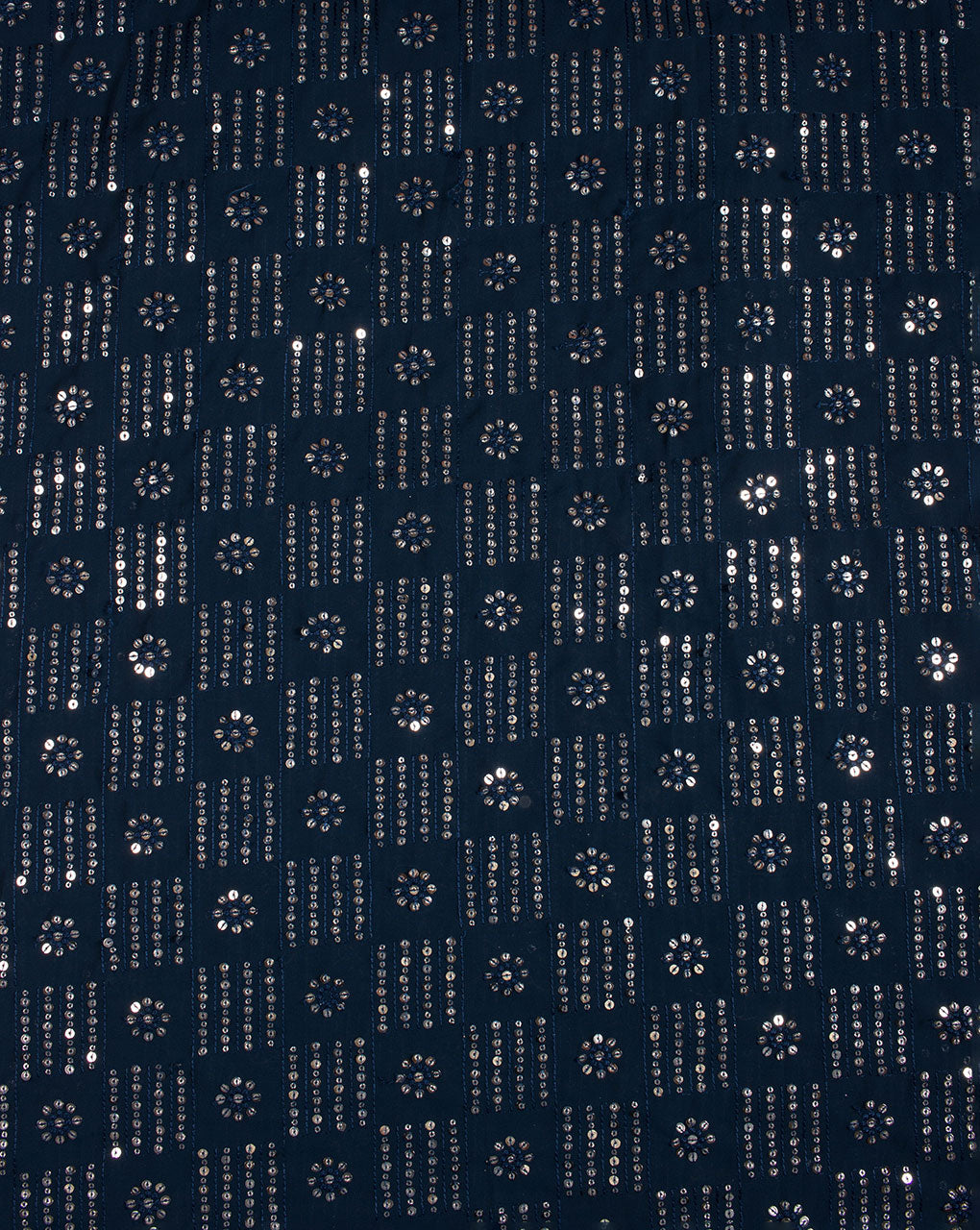 Embroidered Sequins Work Georgette Fabric ( Width 42 Inch ) - Fabriclore.com
