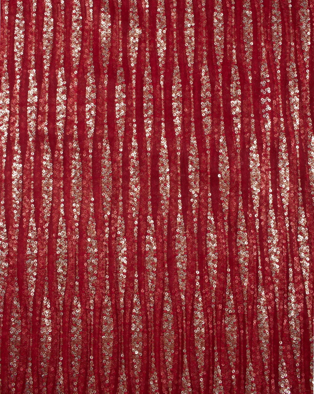 Embroidered Sequins Work Net Fabric - Fabriclore.com