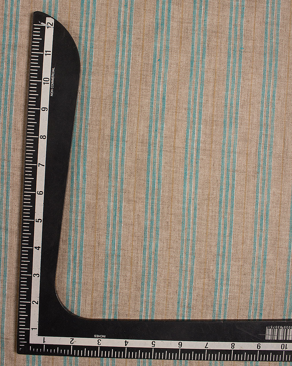 ( Pre Cut 50 CM ) Yarn Dyed Linen European Flax Certified Fabric ( Width 58 Inch )