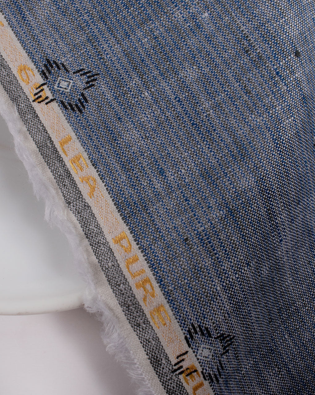 Printed Linen European Flax Certified Fabric ( Width 58 Inch ) - Fabriclore.com