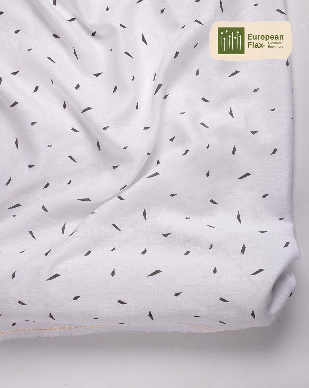 Printed Linen European Flax Certified Fabric ( Width 58 Inch ) - Fabriclore.com