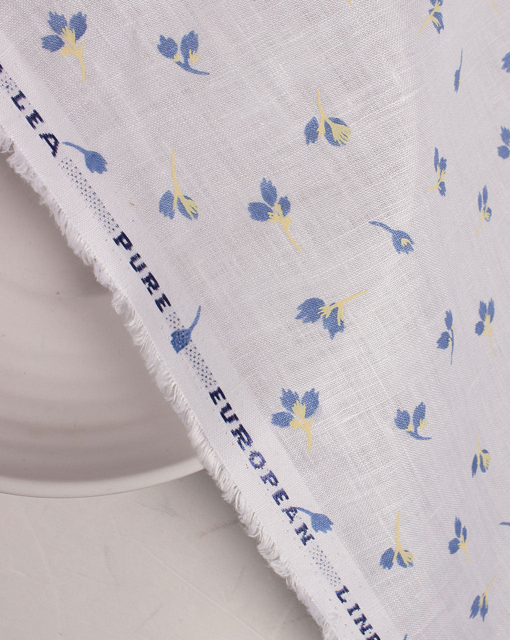 Printed Linen European Flax Certified Fabric
