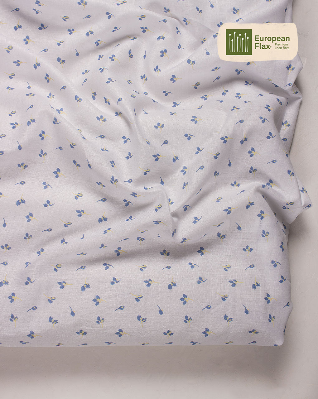 Printed Linen European Flax Certified Fabric