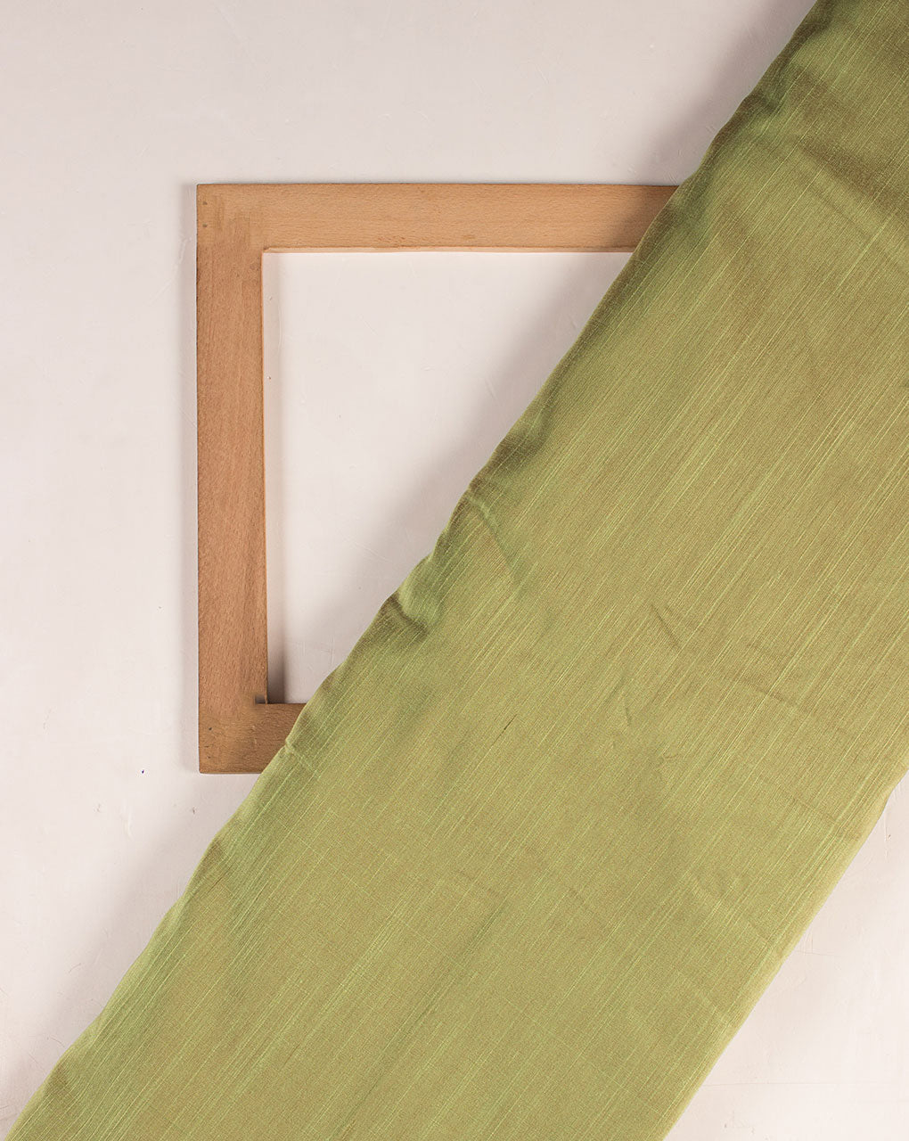 Green Woven Poly Viscose Fabric - Fabriclore.com