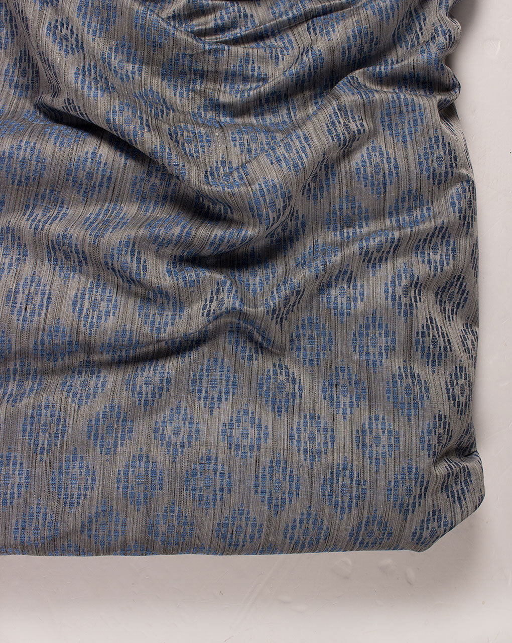 ( Pre Cut 1.25 MTR ) Geometric Woven Jacquard Chanderi Fabric