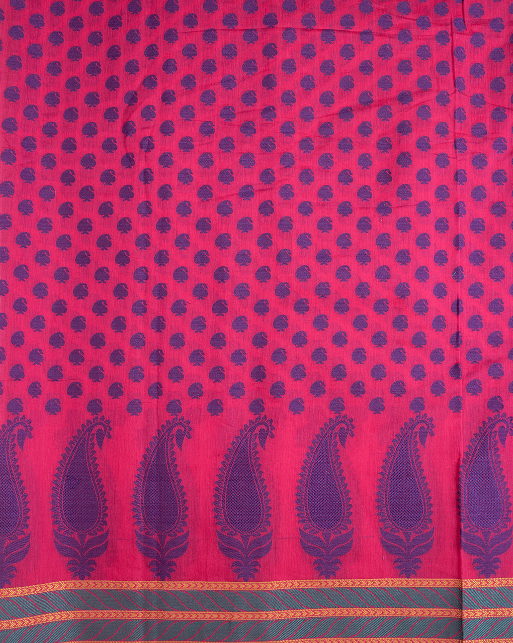 Paisley Woven Jacquard Chanderi Fabric
