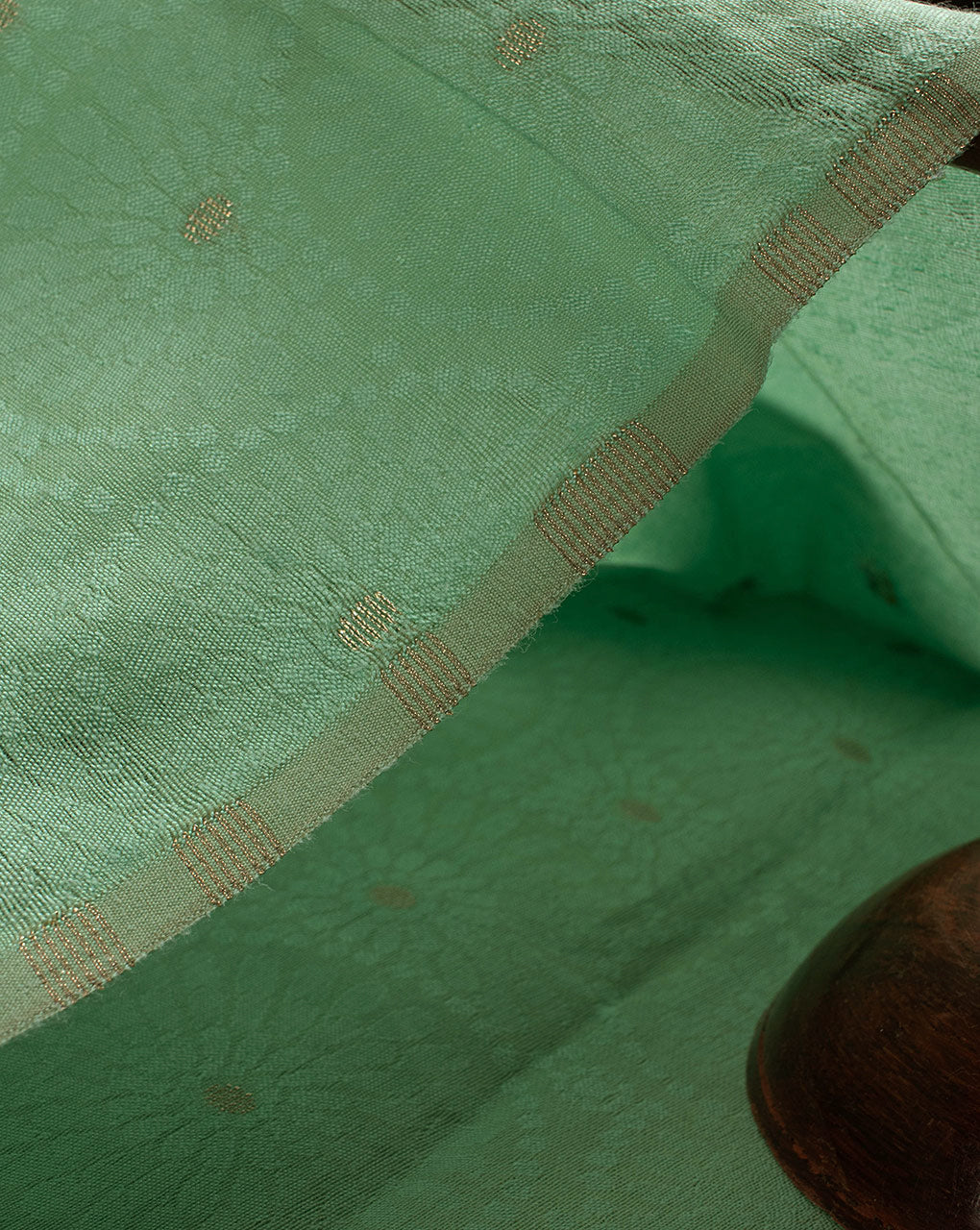 Traditional Woven Zari Jacquard Chanderi Fabric