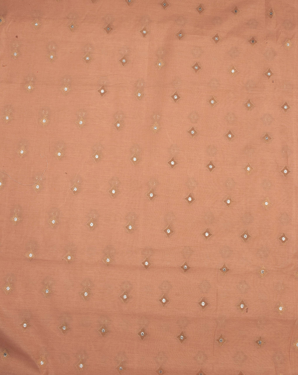 Geometric Woven Meenakari Zari Jacquard Chanderi Fabric