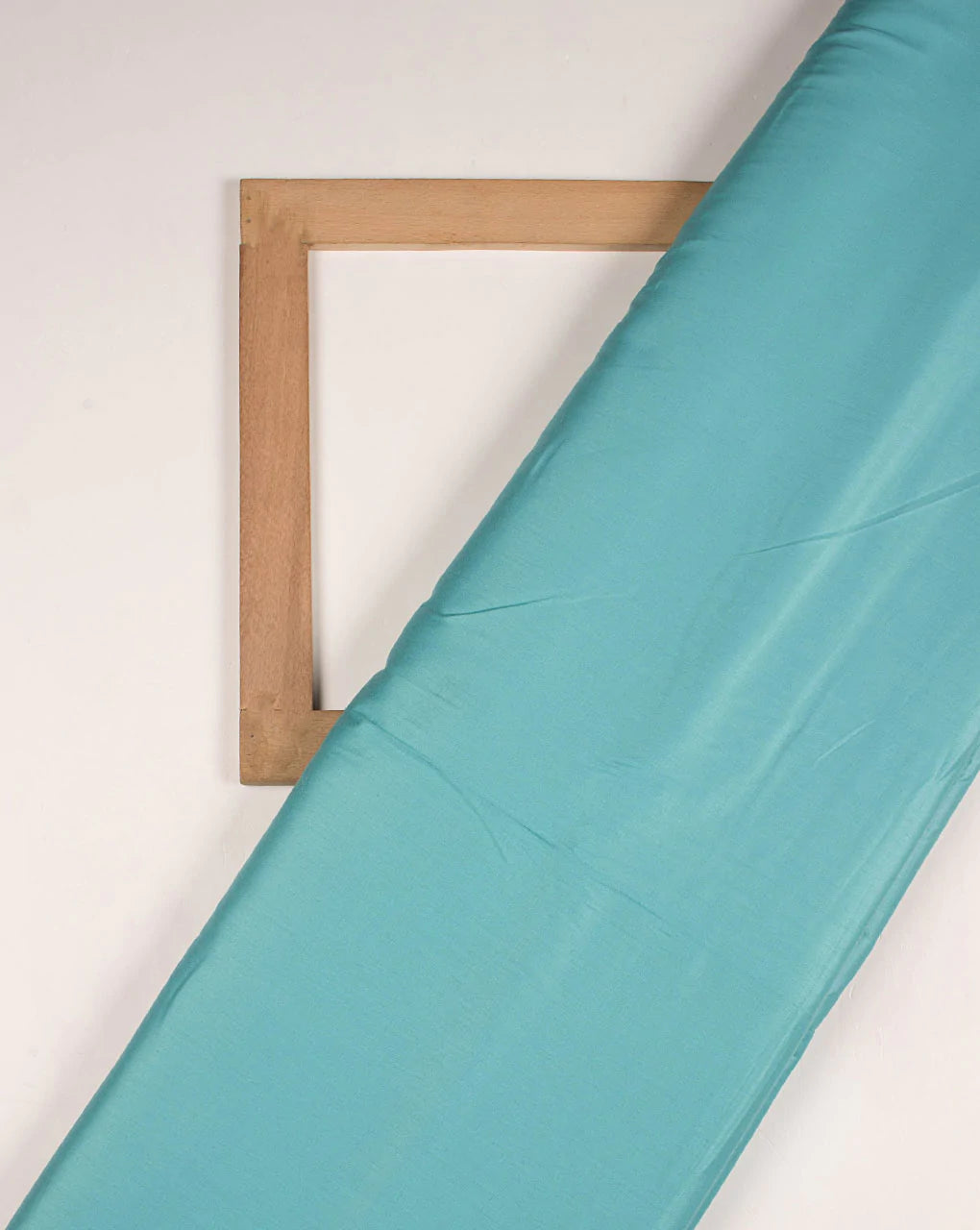 Turquoise Plain Glazed Cotton Fabric - Fabriclore.com