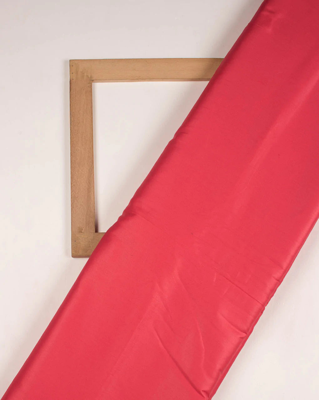 Crimson Red Plain Glazed Cotton Fabric - Fabriclore.com