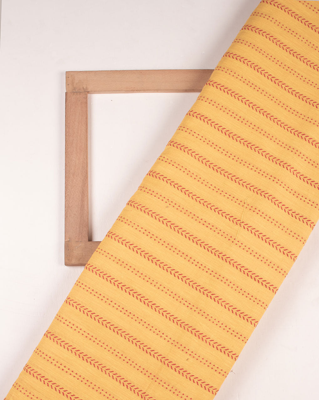 Stripes Woven Jacquard Loom Textured Cotton Fabric - Fabriclore.com