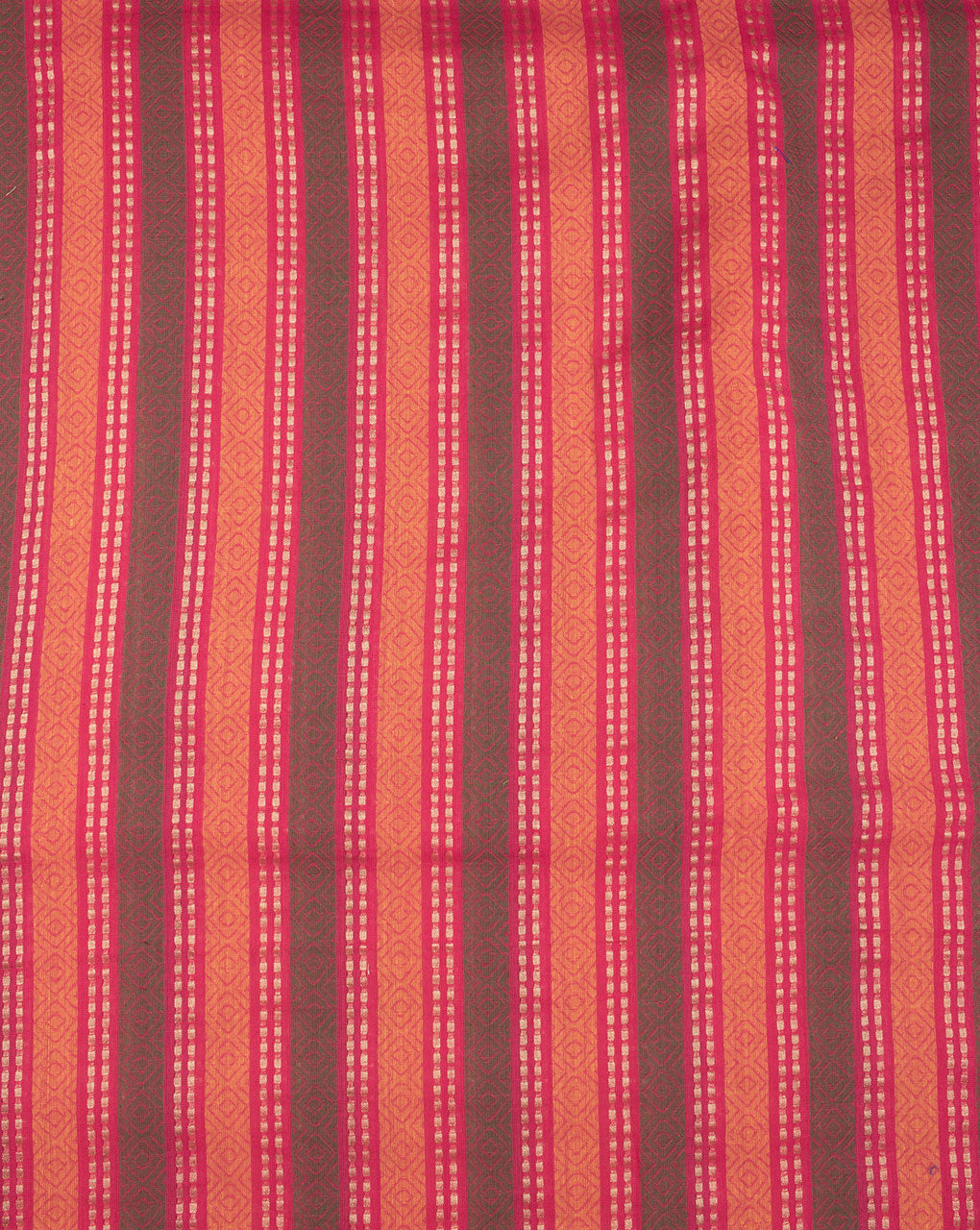 Stripes Woven Dobby Loom Textured Cotton Fabric - Fabriclore.com