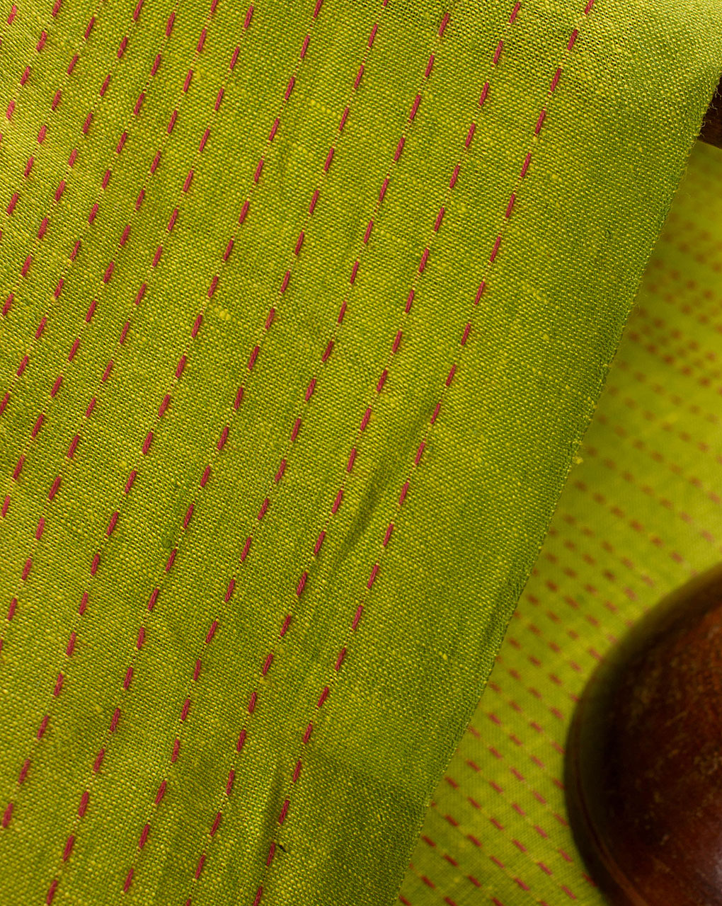 Woven Loom TextuKantha Cotton Fabric - Fabriclore.com