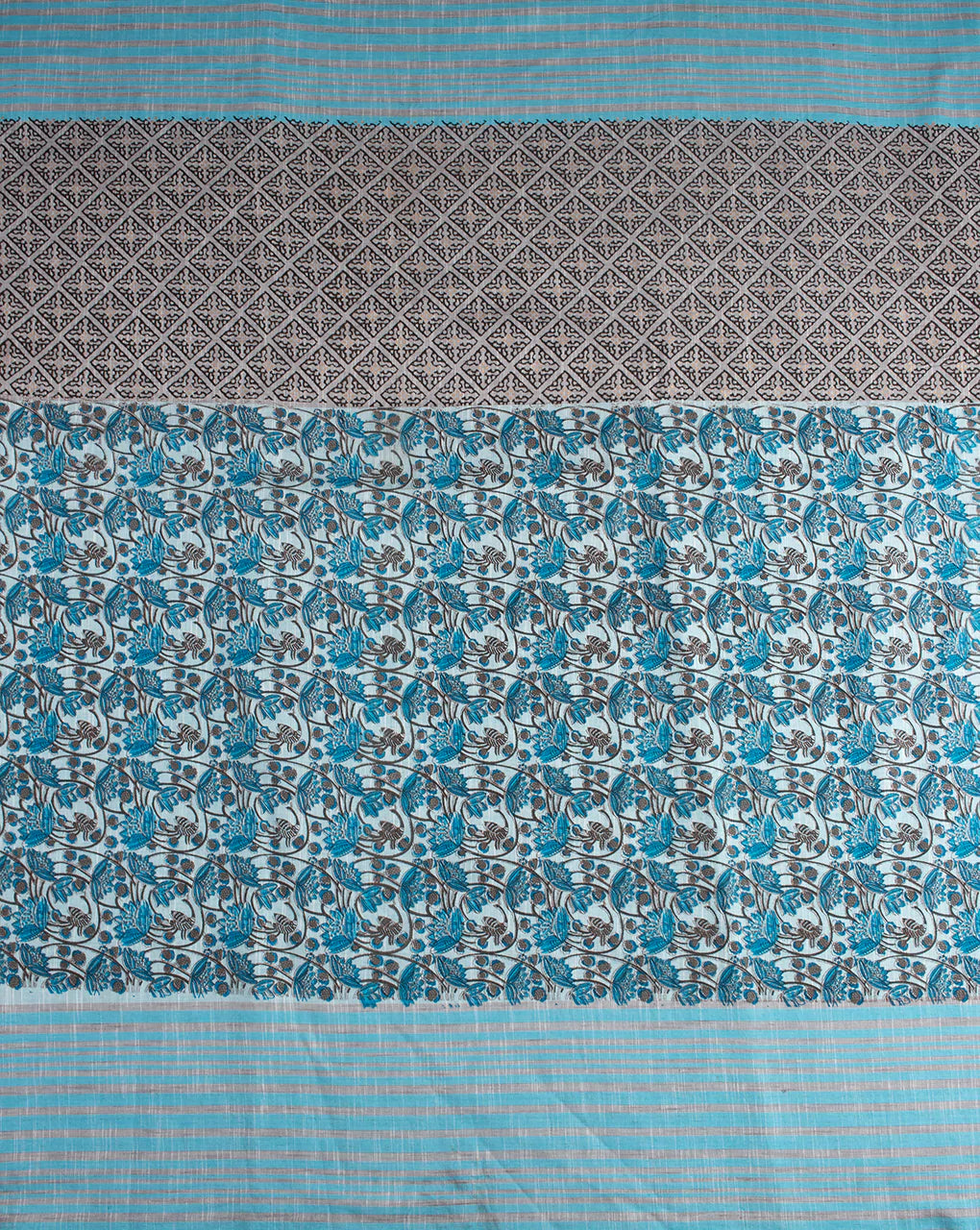 Screen Print BordeLoom Textured Cotton Fabric - Fabriclore.com