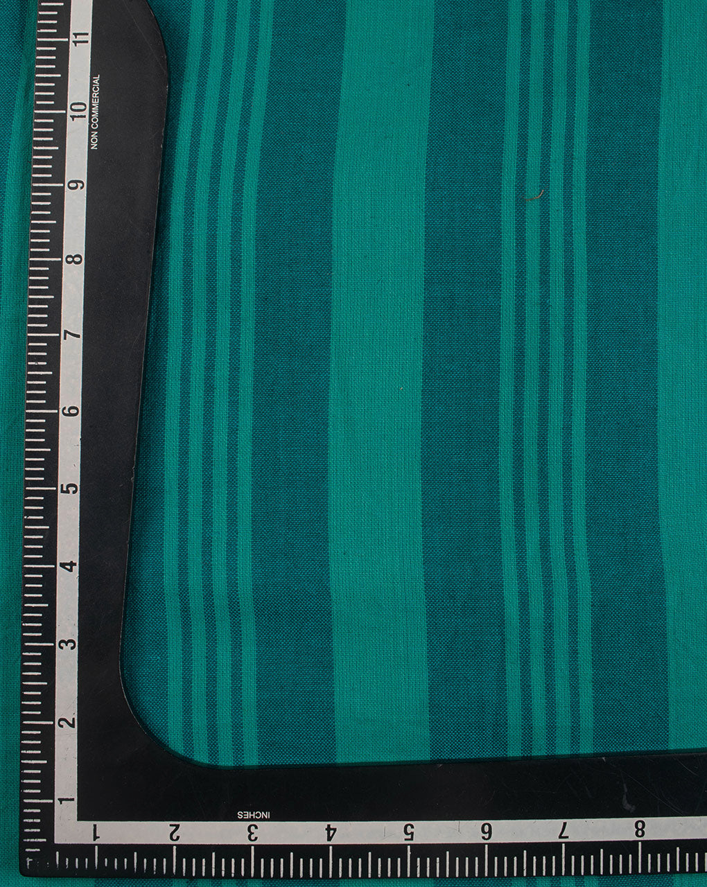 ( Pre Cut 1 MTR ) Stripes Woven Loom Textured Cotton Fabric