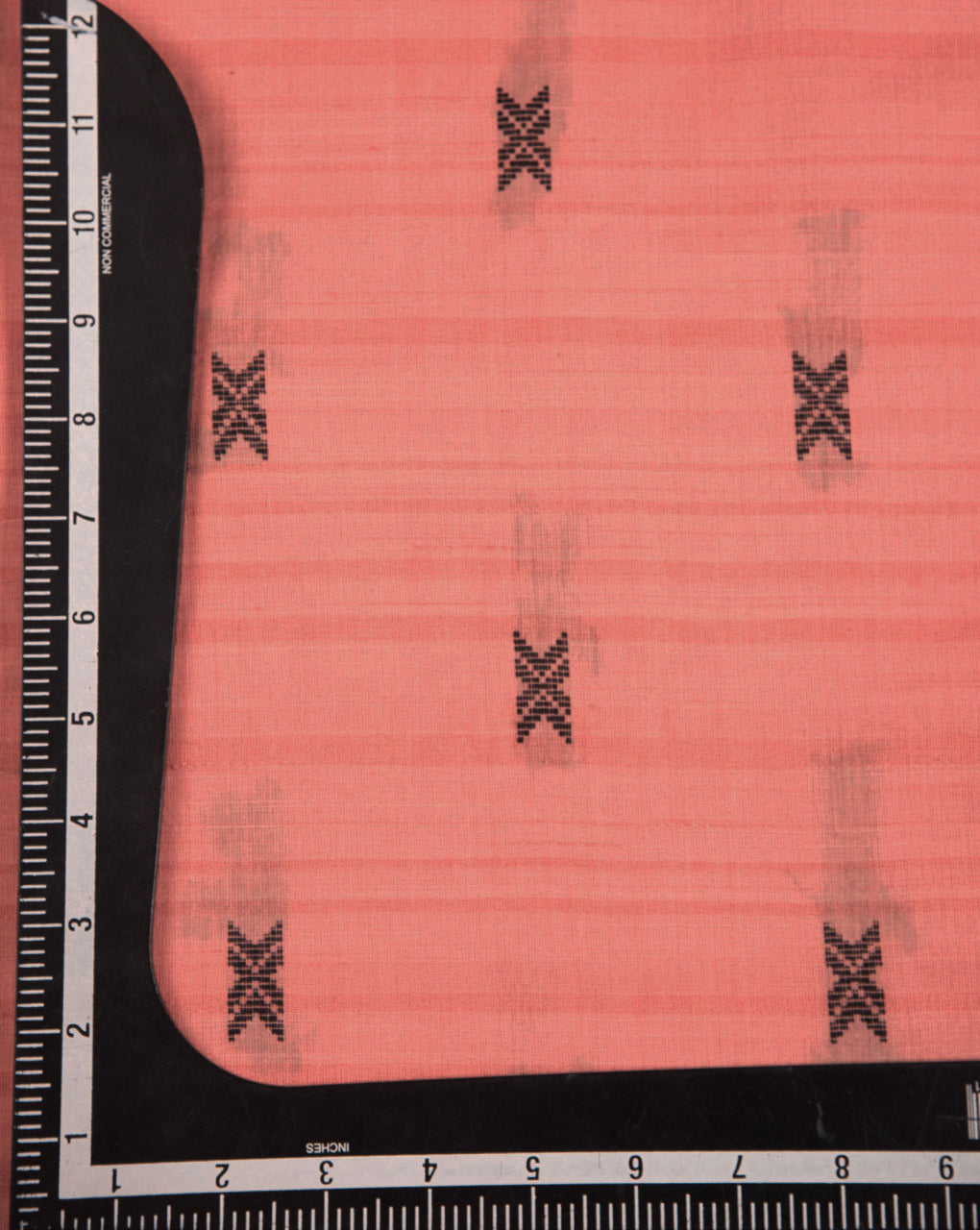 ( Pre Cut 1.25 MTR ) Geometric Woven Jacquard Loom Textured Cotton Fabric
