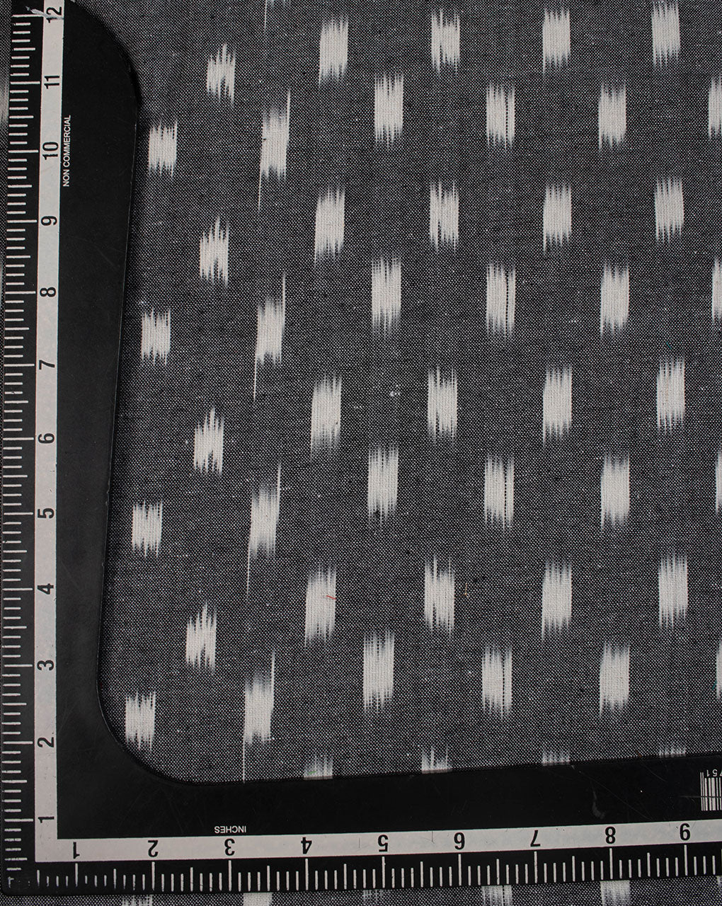 Geometric Woven Washed Ikat Cotton Fabric - Fabriclore.com