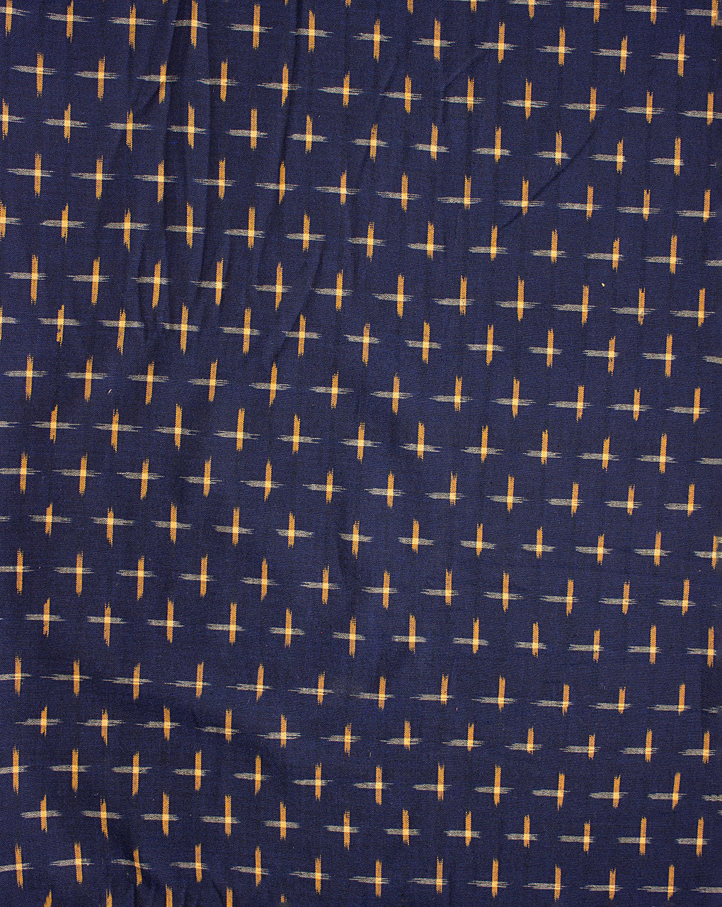 Geometric Woven Double Ikat Cotton Fabric - Fabriclore.com