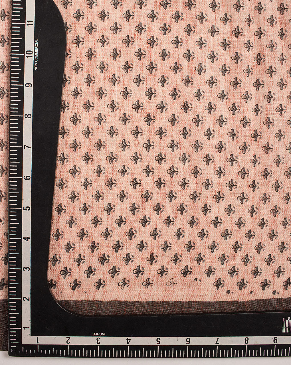 Booti Screen Print Herringbone Weave Cotton Fabric - Fabriclore.com